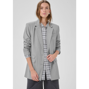 My Essential Wardrobe Hanna Blazer Light Grey Melange - Light Grey Melange, 34