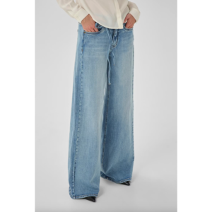 My Essential Wardrobe Karo Mid X-Wide Jeans Light Blue Retro Wash
