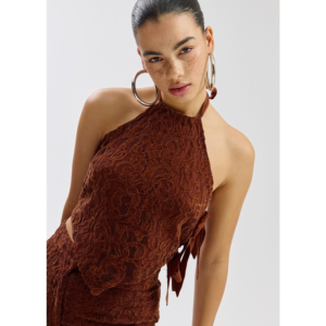 Harper & Yve Kees Top Saddle Brown - Saddle Brown, M