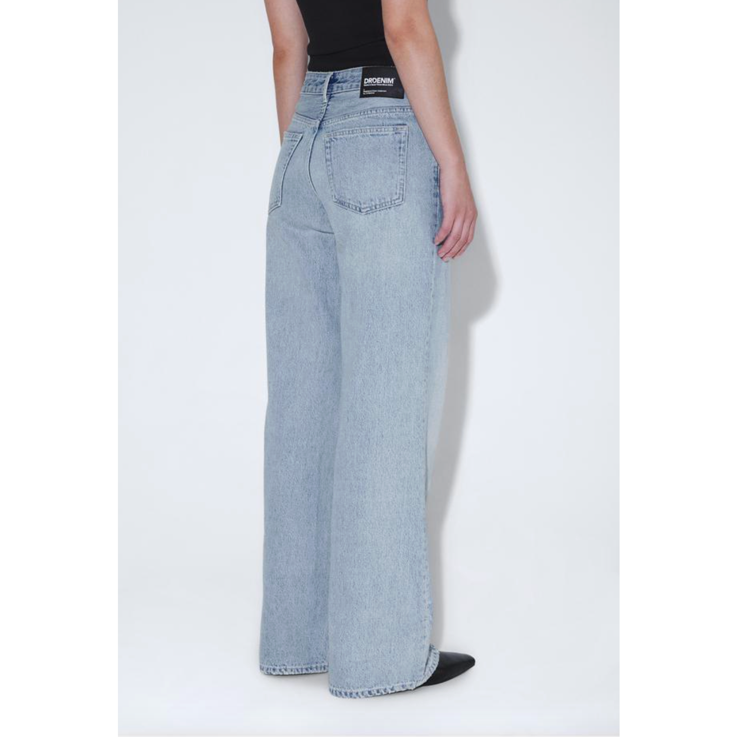 Dr Denim Rhue Low Wide Drift Pale Used ''32 - Afbeelding 2
