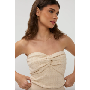Studio Amaya Kiek Top Beige - Beige, M