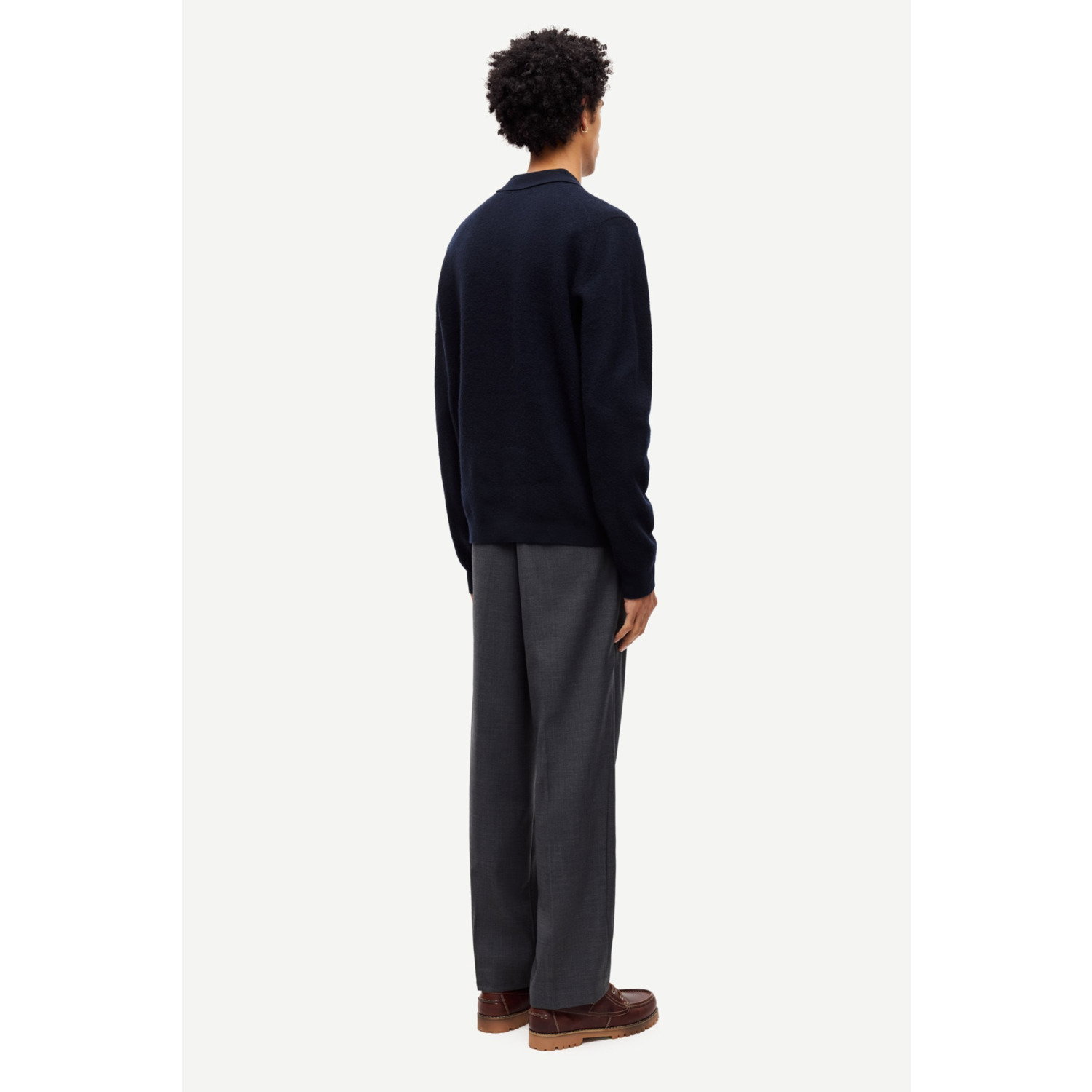 Samsoe Samsoe Sanoah Trouser Dark Grey Melange - Afbeelding 2