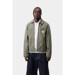 Carhartt WIP Detroit Jacket Leaf Stone Canvas