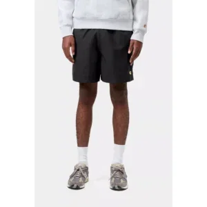 Carhartt WIP Chase Swim Trunks Black