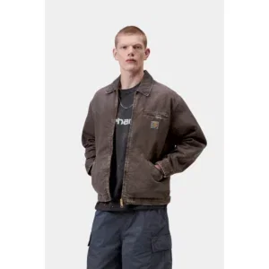 Carhartt WIP OG Detroit Jacket Tobacco / Tobacco Destroy Wash - Tobacco / Tobacco Destroy Wash, S