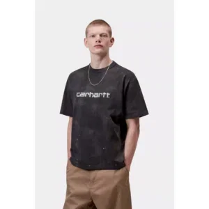 Cahartt WIP  Painter T-shirt Black Destroy Wash Platter - Black Destroy Wash Platter, L