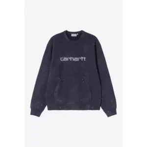 Cahartt WIP  Painter Sweat Dark Navy Destroy Wash