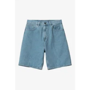 Carhartt WIP Brandon Short Blue Stone Bleached - Blue Stone Bleached, S