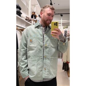 Carhartt WIP OG Chore Coat Shady Green / Shady Green destroy - Shady Green, S