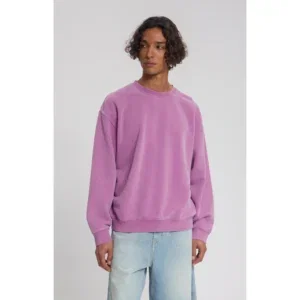 Law Of The Sea Torria Garment Dyed Crewneck Mulberry - Mulberry, L