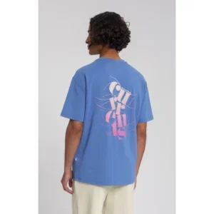 Law Of The Sea Currents Artwork Tee Dutch Blue - Dutch Blue, M