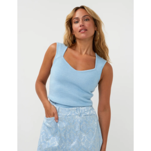 Amaya Amsterdam Sunrot Top Blue