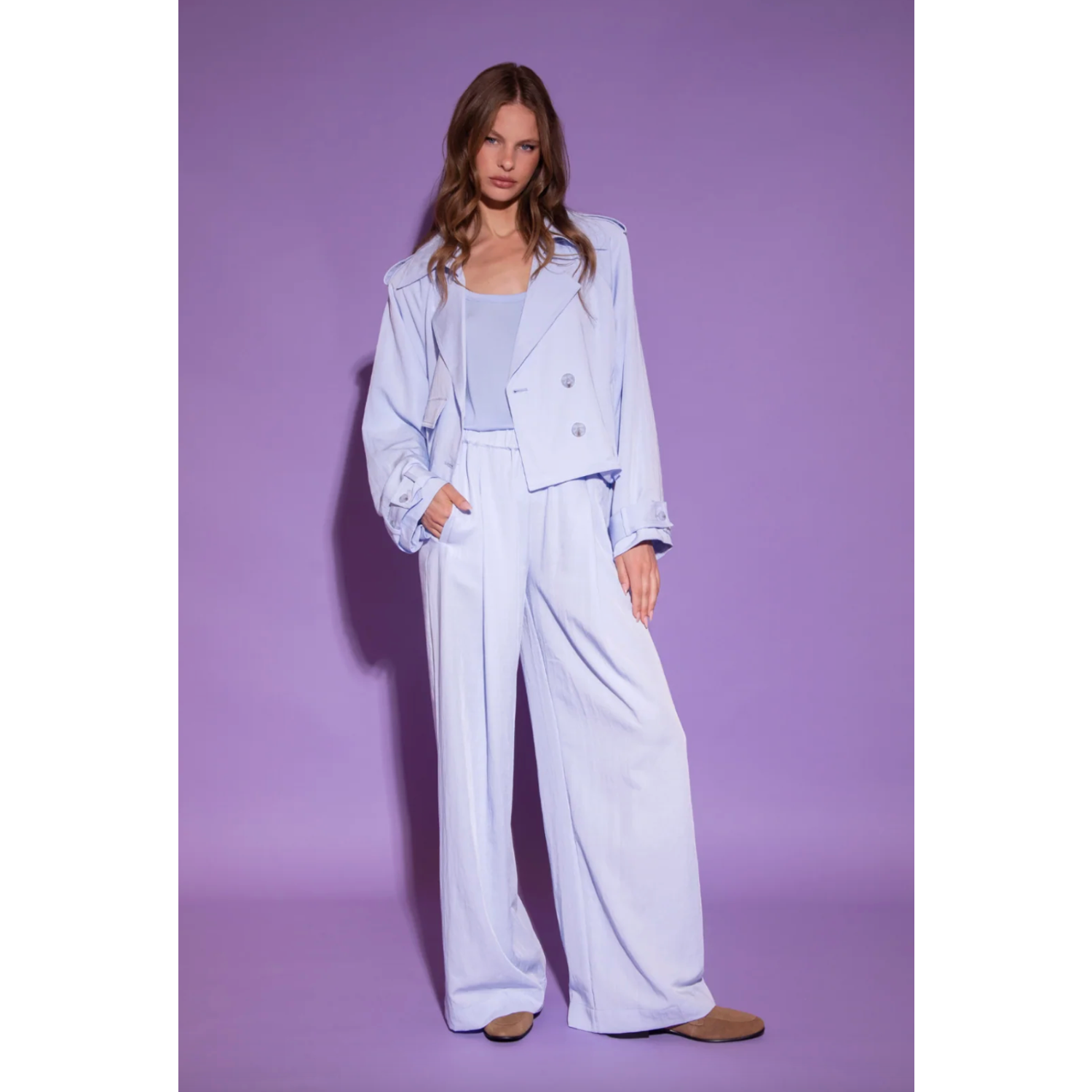 Amaya Amsterdam Sylvie Pant Blue