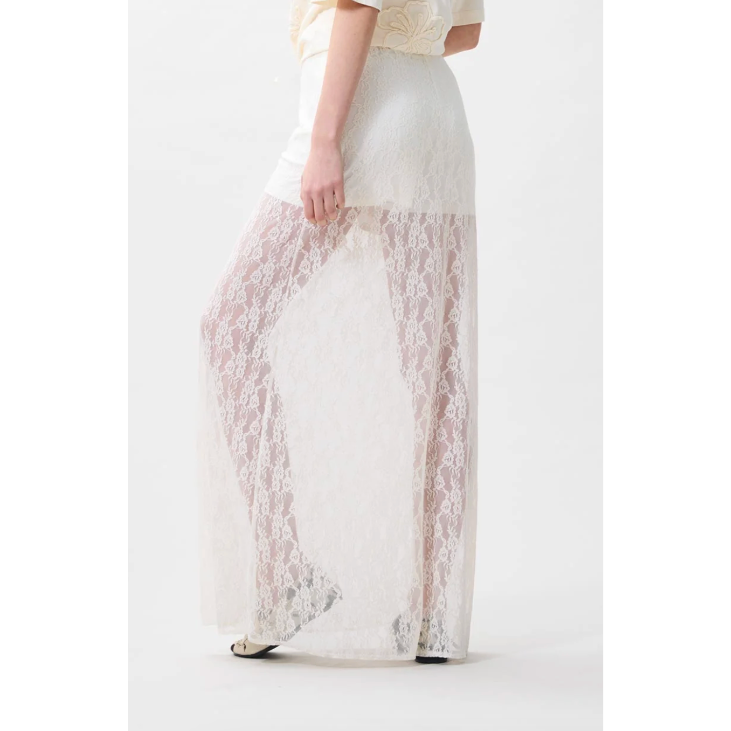 Catwalk Junkie Lace Skirt Egret - Afbeelding 2