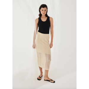 MSCH Celestina HW Skirt Bleached Sand - Bleached Sand, S/M