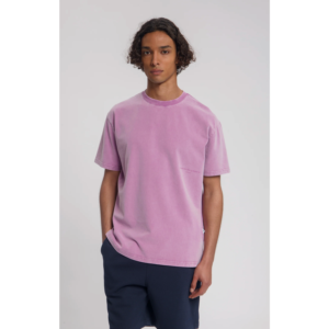 Law Of The Sea Aqualis Garment Dyed T-shirt Mulberry - Mulberry, XL