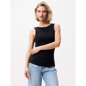 Catwalk Junkie Classic Rib Singlet Black