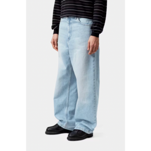 Carhartt WIP W' Brandon Pant Blue Heavy Worn Bleached - Heavy Worn Bleached, XS