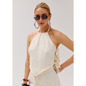 Harper & Yve Kees Top Ecru - Ecru, M