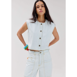 Harper & Yve Gilly Gilet Light Blue - Light Blue, S
