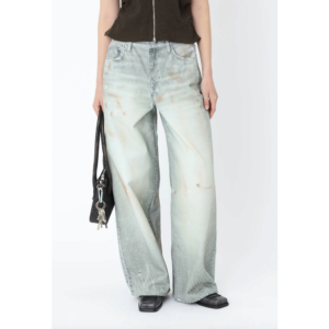 Won Hundred Lyon Printed Denim Digital Print - Digital Painted, 32/34