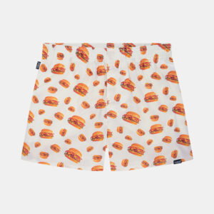 Pockies Burger Boxers White
