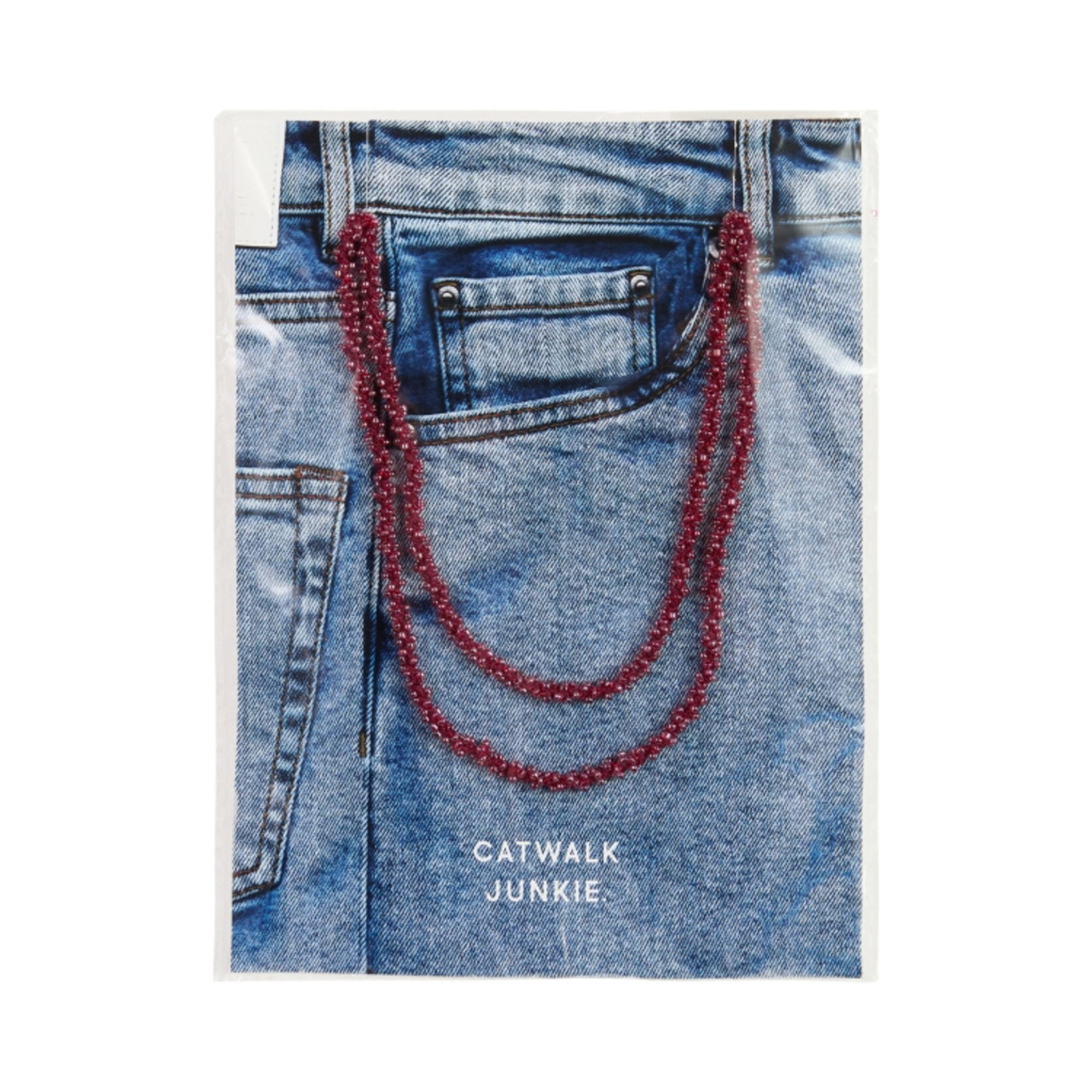 Catwalk Junkie Beaded Cord Berry