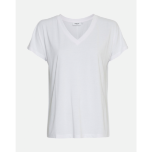MSCH Fenya Modal V Neck Tee Optical Snow - Optical Snow, L/XL