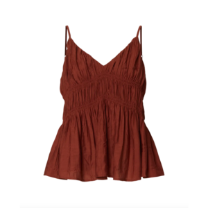 Selected Jackie Strap Top Cherry Mahogany - Cherry Mahogany, 40