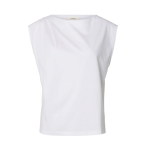 Selected Calli SL Top Bright White - Bright White, L