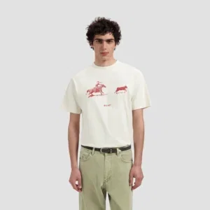 Olaf Cowboy Bull tee Optical White
