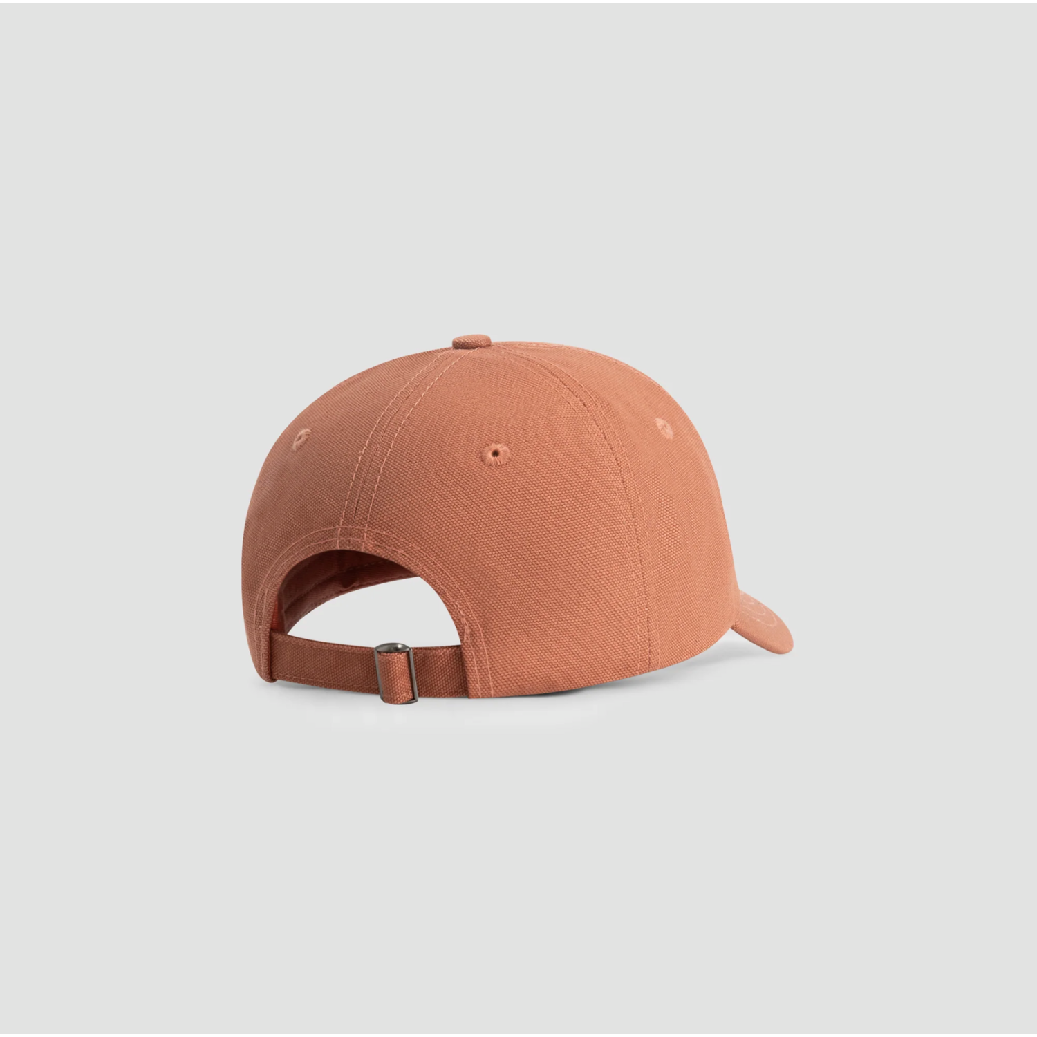 Olaf Monogram Washed Canvas Cap Burnt Coral - Afbeelding 2