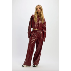Refined Department Bibi Pu Pants Bordeaux - Bordeaux, M