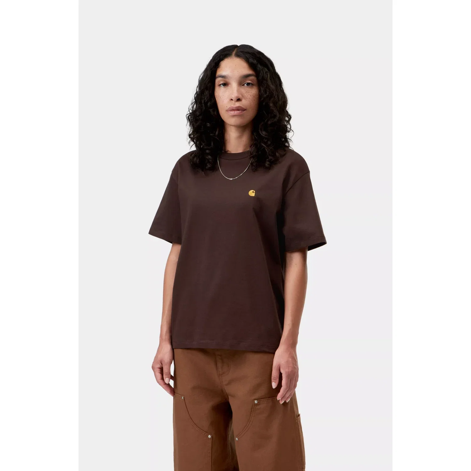 Carhartt WIP W' Chase T-shirt Palisander / Gold