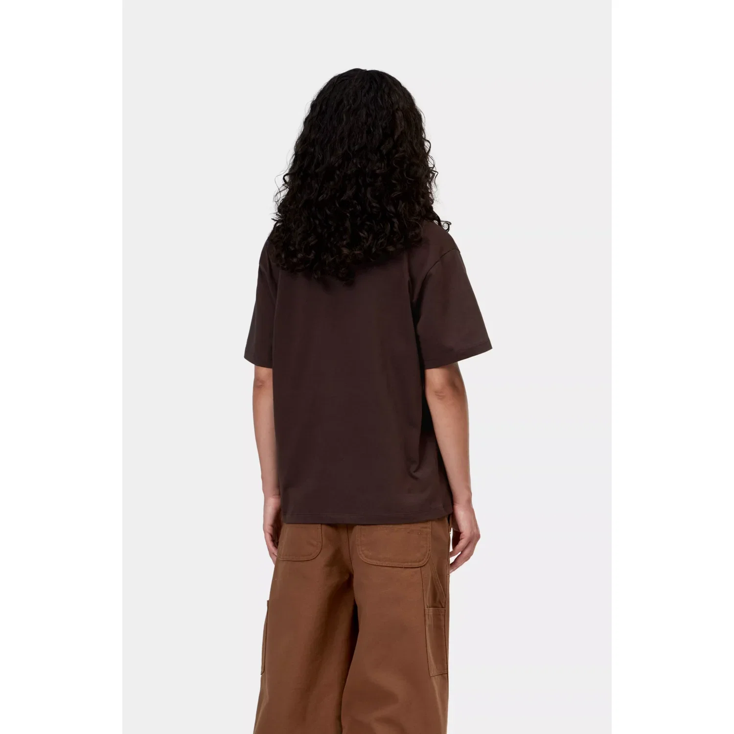 Carhartt WIP W' Chase T-shirt Palisander / Gold - Afbeelding 2