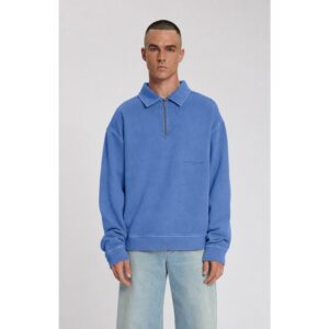 Law Of The Sea Rusk Garment Dyed Polo Dutch Blue - Dutch Blue, XL