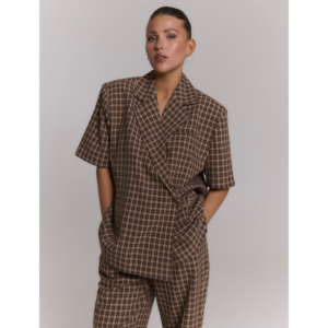 Refined Department Ella Blazer Check - Check, S