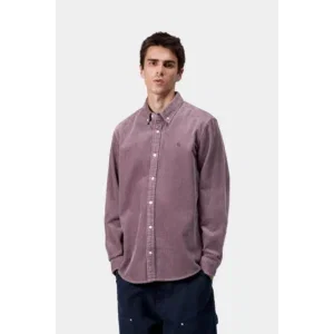 Carhartt WIP Madison Cord Shirt Phlox