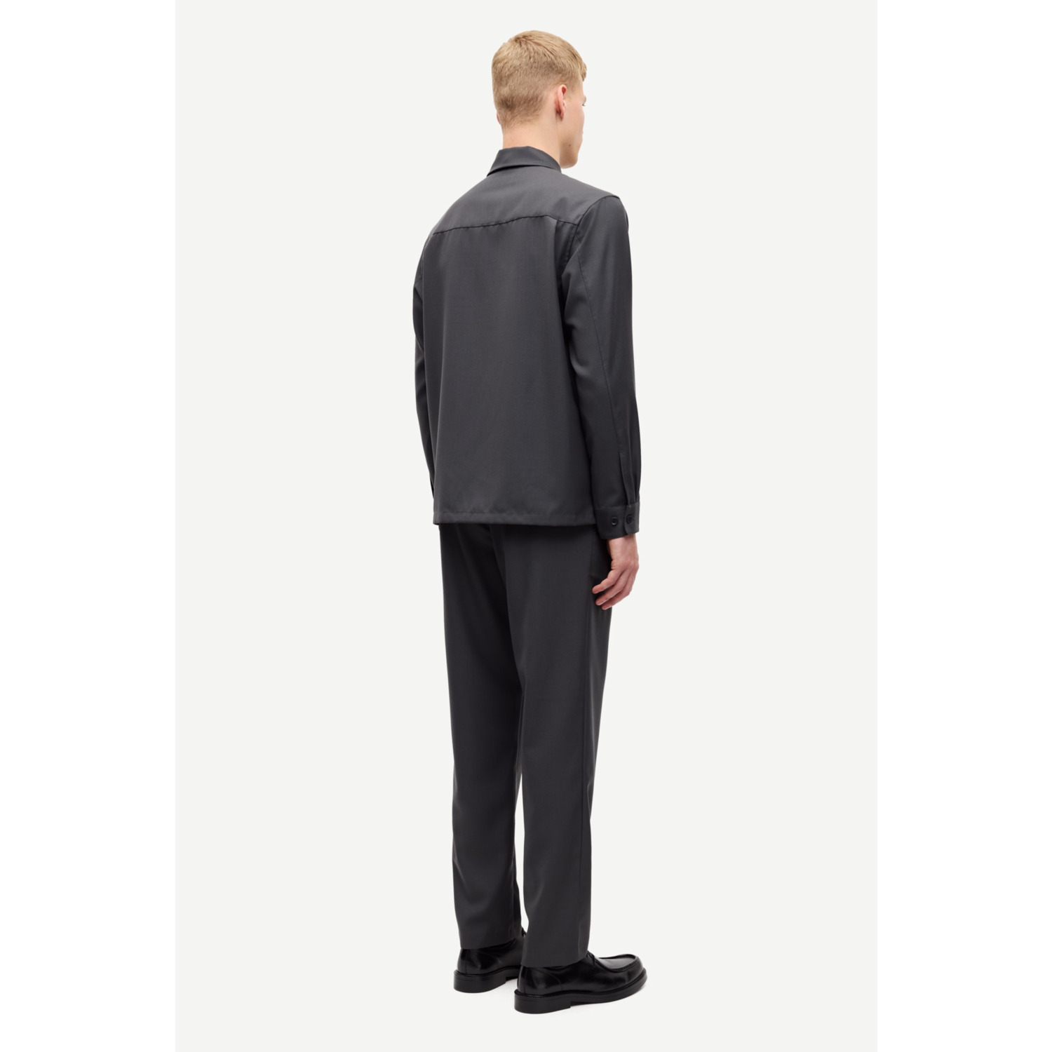 Samsoe Samsoe Sabertil trousers 15350 Black Oyster - Afbeelding 2