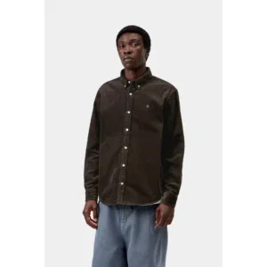 Carhartt WIP L/S Madison Cord Shirt Tobacco