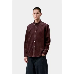 Carhartt WIP Madison Cord Shirt Amarone