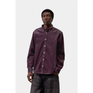 Carhartt WIP L/S Madison Cord Shirt Cozy Purple