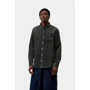 Carhartt WIP L/S Madison Cord Shirt Raven