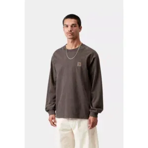 Carhartt WIP L/S Vista T-Shirt Tobacco - Tobacco, S