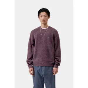 Carhartt WIP Curtis Sweater Tangled Shady Purple - Shady Purple, M