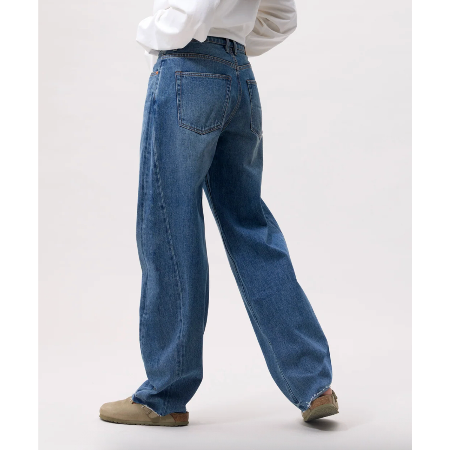 Catwalk Junkie Barrel Fit Jeans Medium Blue - Afbeelding 2