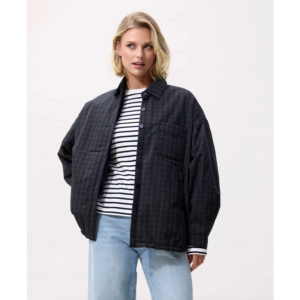 Catwalk Junkie Light Padded Check Jacket Navy Blazer - Navy Blazer, 34