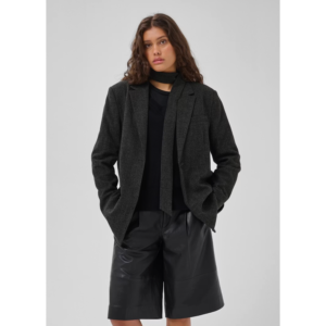 My Essential Wardrobe Layla Blazer Dark Grey Melange