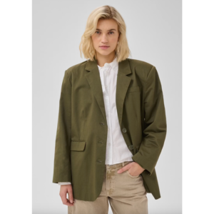 My Essential Wardrobe Gisva OS Blazer Olive Night - Olive Night, 40