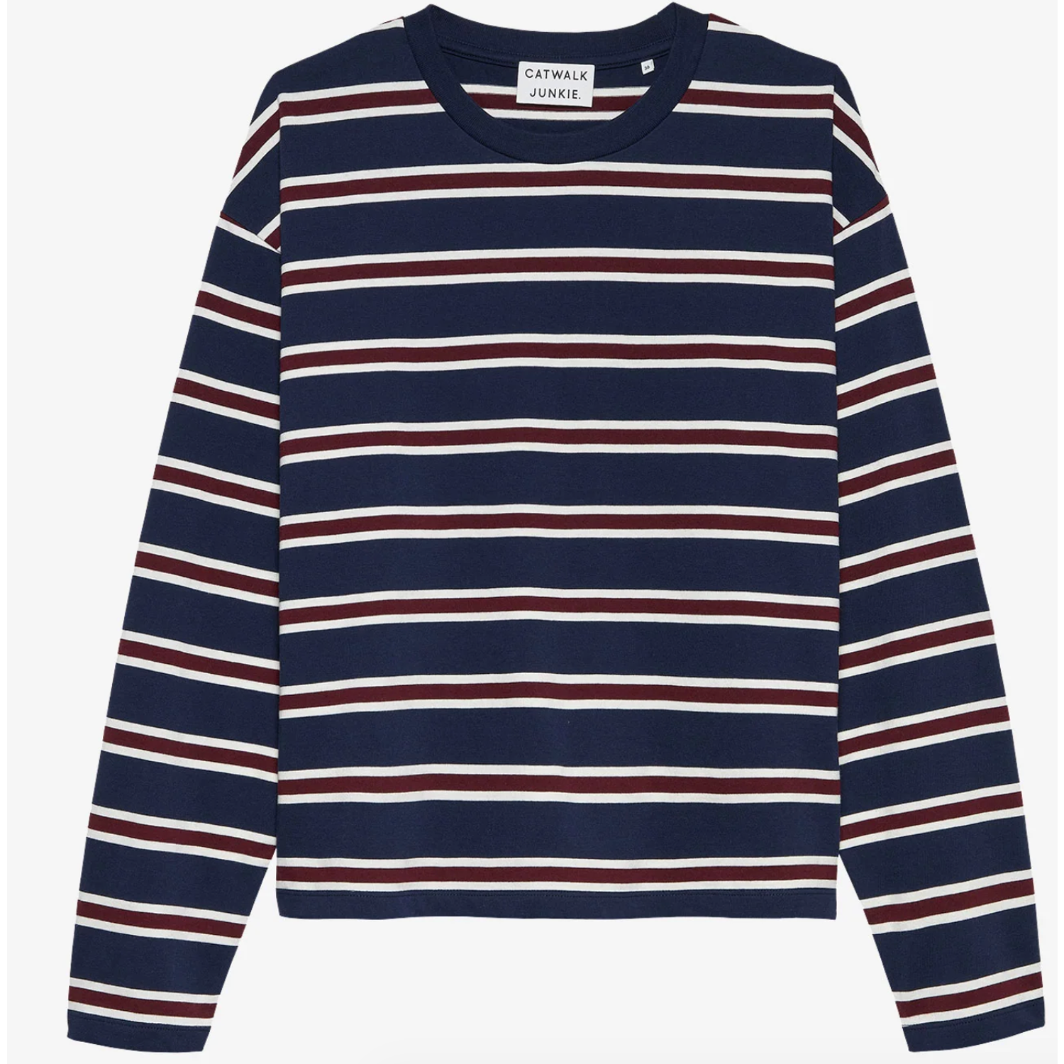Catwalk Junkie Striped Longsleeve Navy Blazer - Afbeelding 2